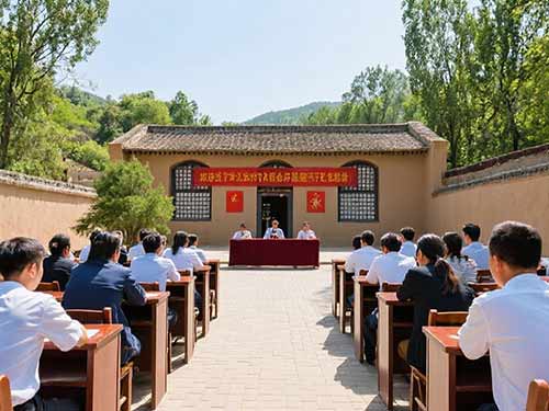 西柏坡干部培训学院基层党组织红色教育